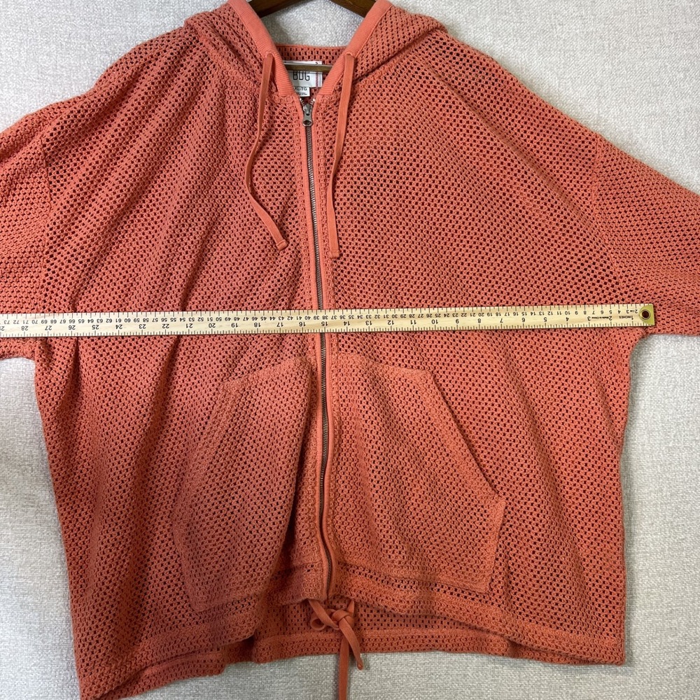 BDG Urban Outfitters Boardwalk Mesh Coastal Full Zip Hoodie Sweatshirt Unisex XL - Picture 8 of 9